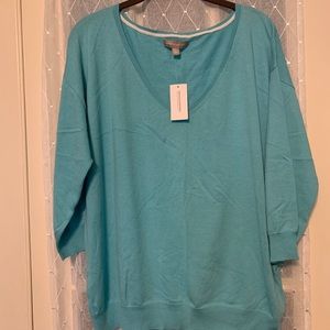 Banana Republic light teal sweater